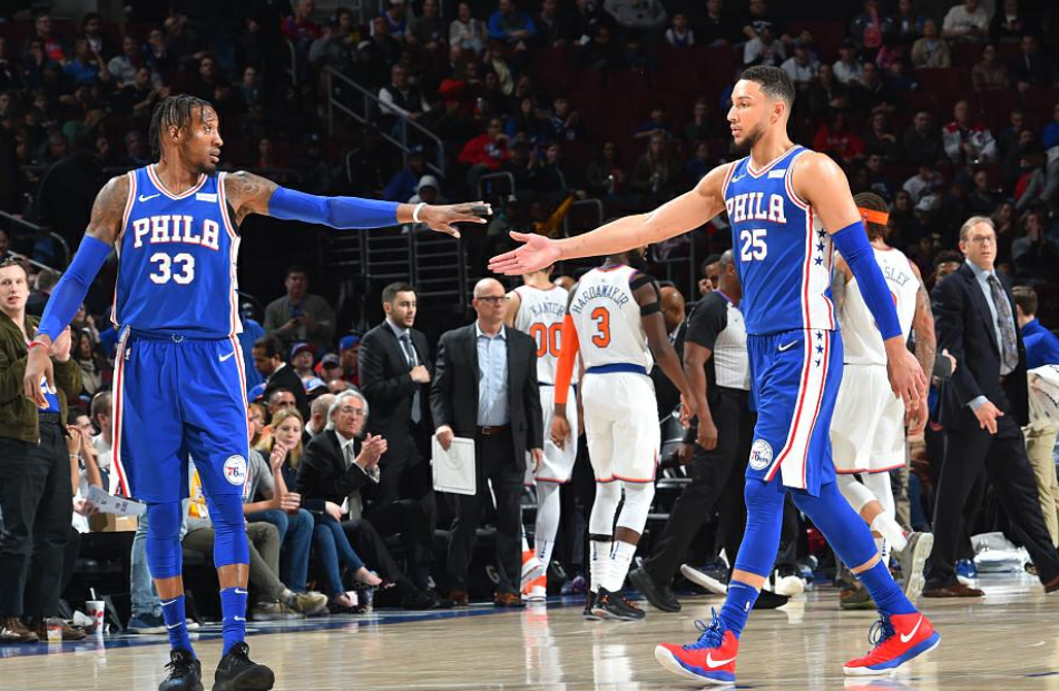 尼克斯碾压骑士，恩比德刷新纪录