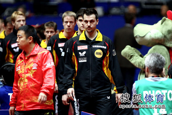 德国队碾压韩国队，张继科带队取胜